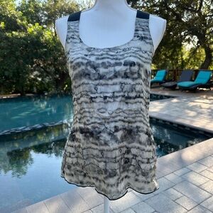 Bailey 44 cross back silk tank top